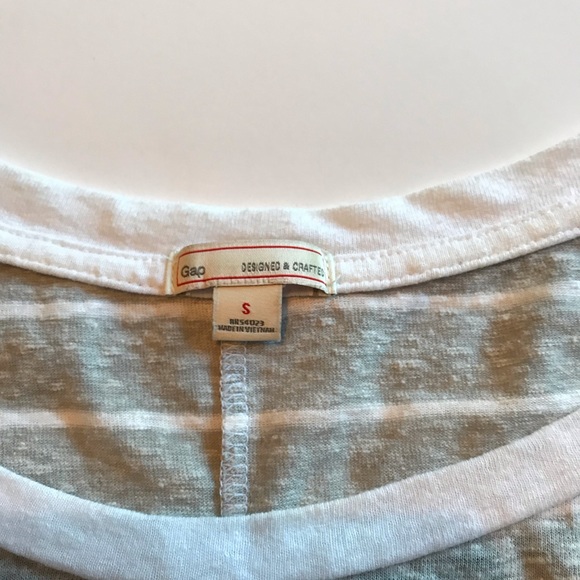 GAP baseball top gray/white - Picture 2 of 4